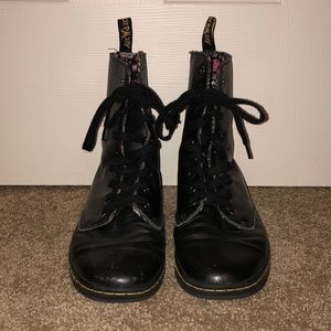 Black Dr Martens. Combat Boots